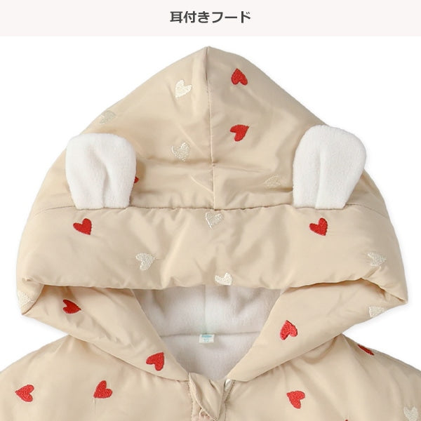 西松屋 ELFINDOLL 中綿ハート刺繍ジャケット 正規品