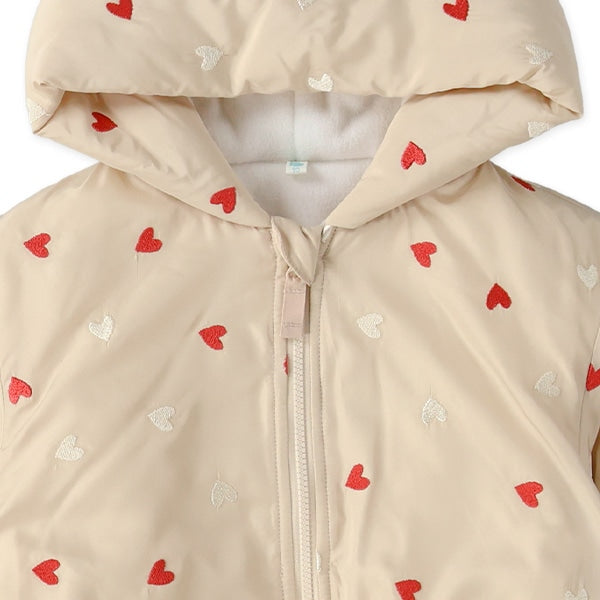 西松屋 ELFINDOLL 中綿ハート刺繍ジャケット 正規品