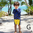 Boys Split Quick-Dry Swimsuit | Kids Two-Piece Polyester Swimwear Canada