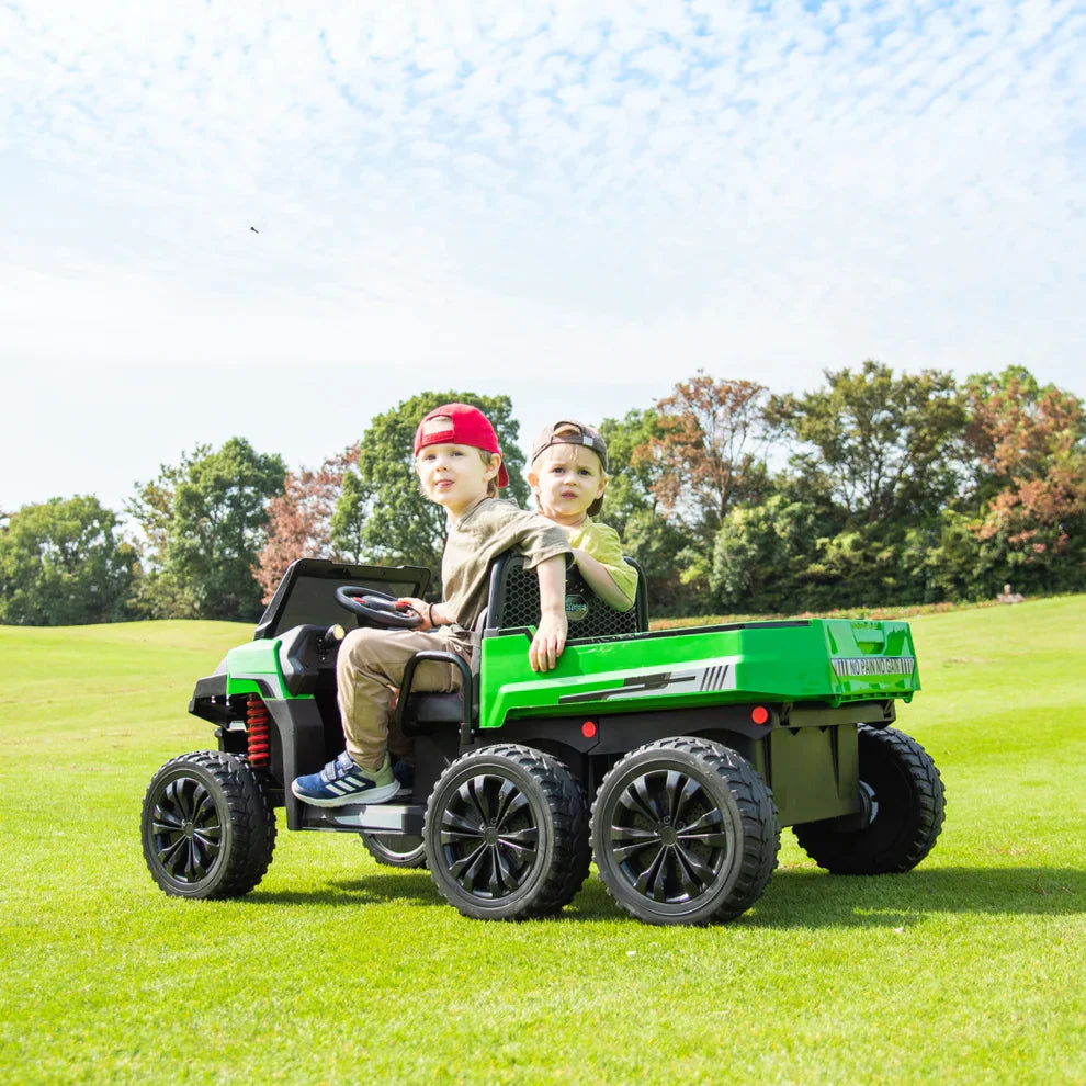 2026 6 WHEEL TRACTOR 24V 2 SEATER KIDS RIDE ON CAR WITH REMOTE CONTROL