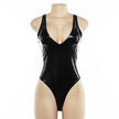 Women's Triangular Low-Cut One-Piece Swimsuit | Tight Elastic Swimwear S-3XL