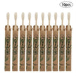 10pcs  Bamboo toothbrushes