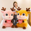 Cute Sika Deer Plush Toy Rag Doll Sleeping Pillow