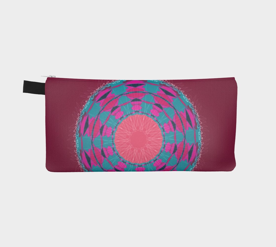Zippered Cotton Canvas Pencil case | Kaleidoscope