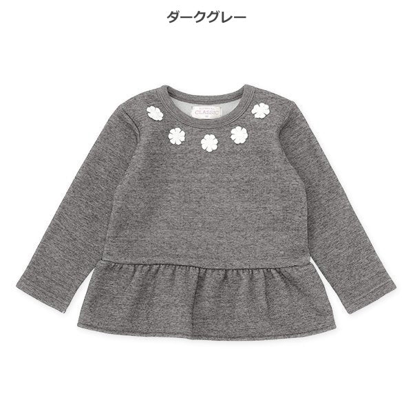 西松屋 ELFINDOLL CLASSIC 裏起毛飾りフリルトレーナー 正規品