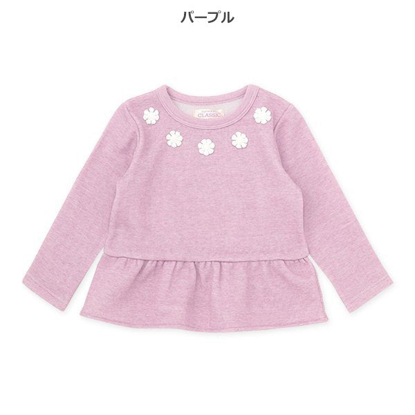 西松屋 ELFINDOLL CLASSIC 裏起毛飾りフリルトレーナー 正規品