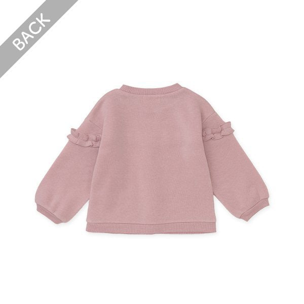 西松屋 ELFINDOLL CLASSIC 裏起毛胸袖フリルトレーナー 正規品