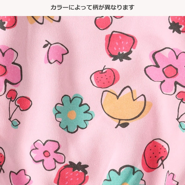 西松屋 ELFINDOLL 裏起毛カラフル総柄トレーナー 正規品