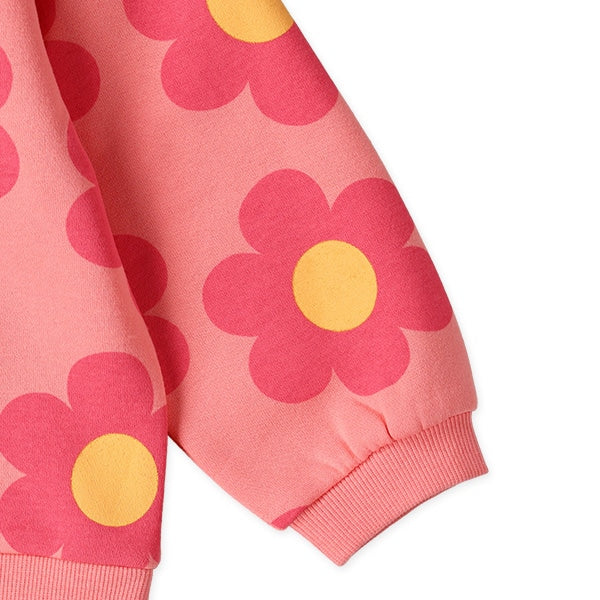 西松屋 ELFINDOLL 裏起毛花柄モックネックトレーナー 正規品