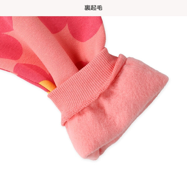 西松屋 ELFINDOLL 裏起毛花柄モックネックトレーナー 正規品