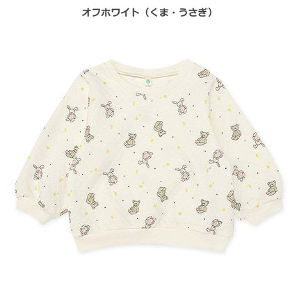 西松屋 ELFINDOLL ニットキルト総柄トレーナー 正規品