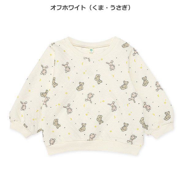 西松屋 ELFINDOLL ニットキルト総柄トレーナー 正規品