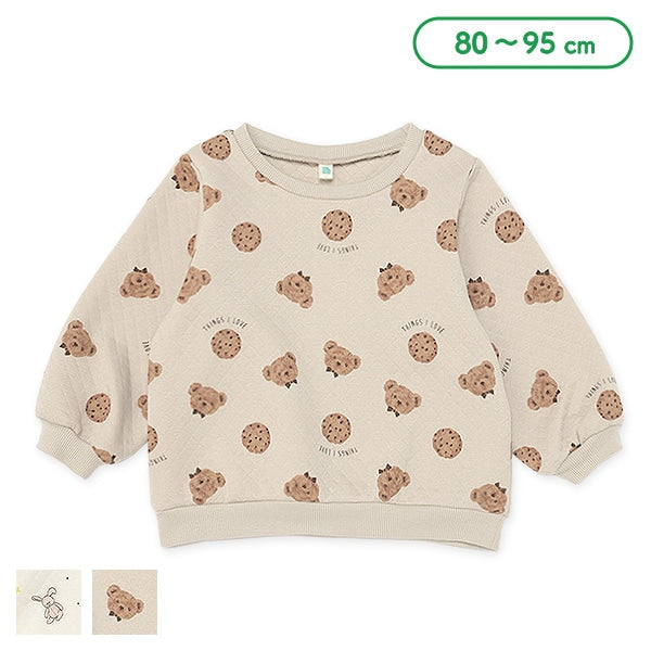 西松屋 ELFINDOLL ニットキルト総柄トレーナー 正規品