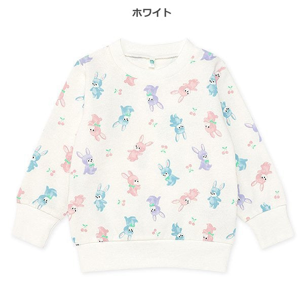 西松屋 ELFINDOLL 裏起毛カラフルうさぎトレーナー 正規品