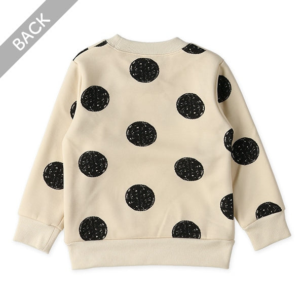 西松屋 ELFINDOLL 裏起毛ドットトレーナー 正規品