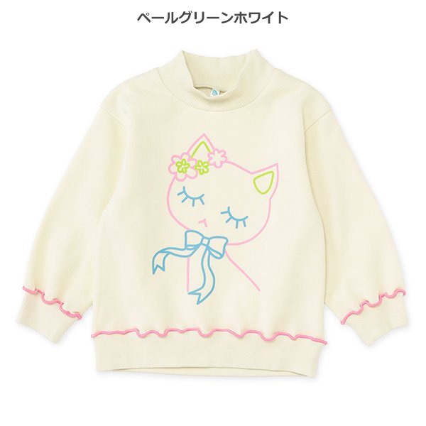 西松屋 ELFINDOLL 裏起毛ネコメロウトレーナー 正規品