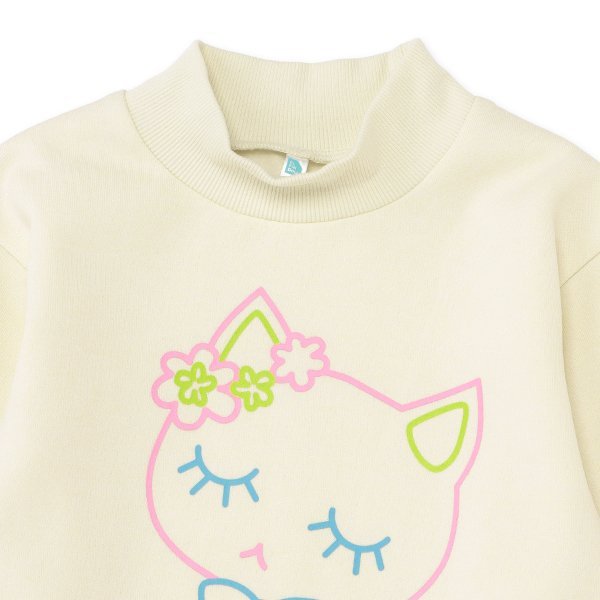 西松屋 ELFINDOLL 裏起毛ネコメロウトレーナー 正規品