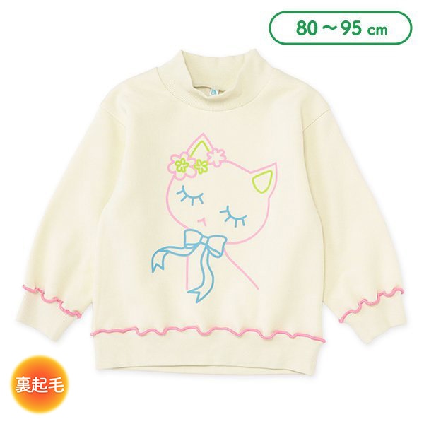 西松屋 ELFINDOLL 裏起毛ネコメロウトレーナー 正規品