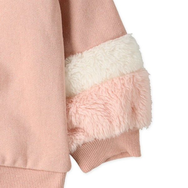 西松屋 ELFINDOLL 裏起毛袖ボアトレーナー 正規品