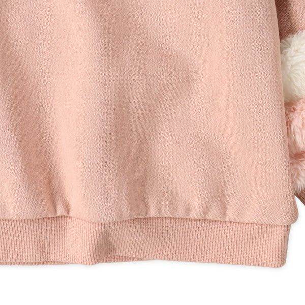 西松屋 ELFINDOLL 裏起毛袖ボアトレーナー 正規品