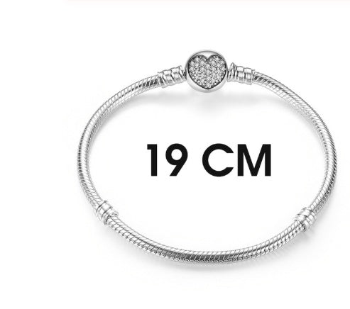 S925 Silver Fashion Bracelet – Smooth Cufflinks Basic Chain Bracelet (11 Styles)