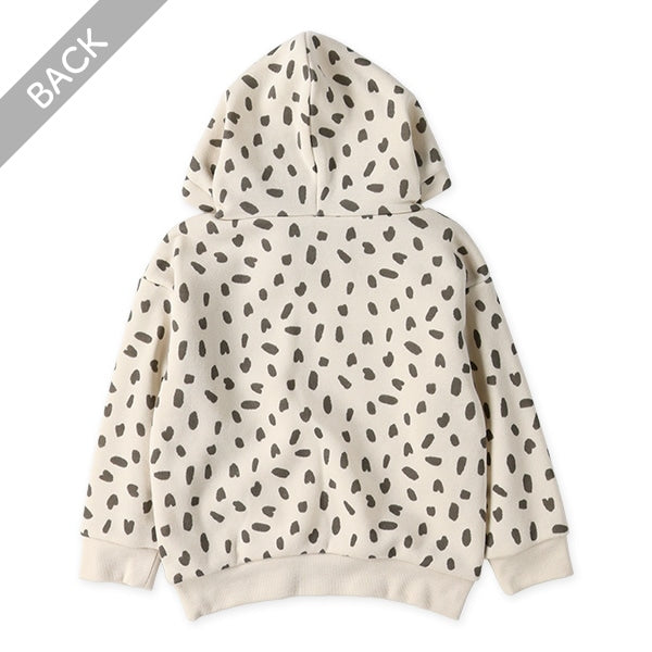 西松屋 ELFINDOLL 裏起毛アニマル柄耳付きパーカー 正規品