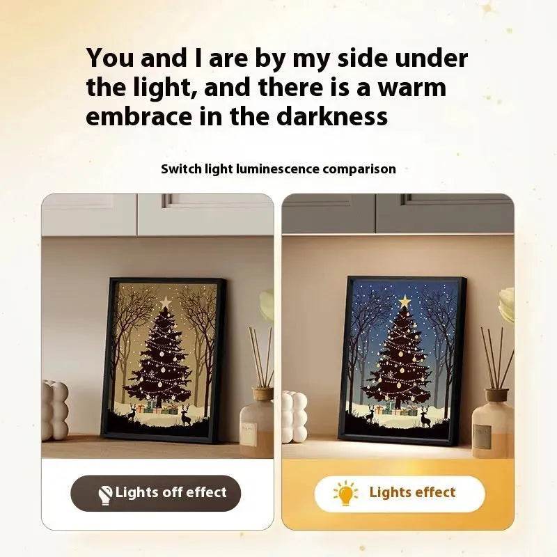 2024 New Luminous Christmas Tree Painting decorations Bluetooth Speaker integrated Gift Ideas