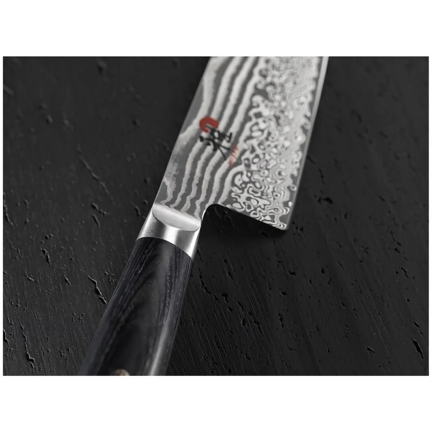 Couteau de chef Gyutoh Miyabi Kaizen II 5000FCD 8″ – Acier damassé, cœur FC61 trempé à froid