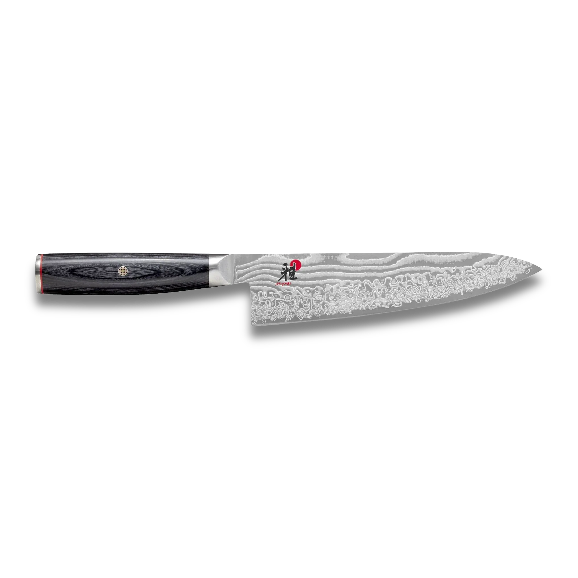 Couteau de chef Gyutoh Miyabi Kaizen II 5000FCD 8″ – Acier damassé, cœur FC61 trempé à froid