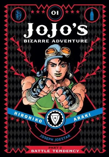 JoJo's Bizarre Adventure: Part 2--Battle Tendency, Complete Manga Set (Vols. 1-4)