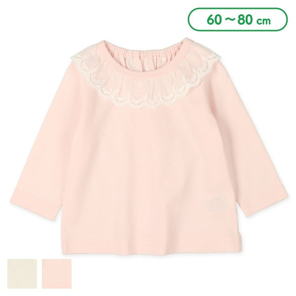 西松屋 ELFINDOLL 襟チュールレース長袖Tシャツ正規品