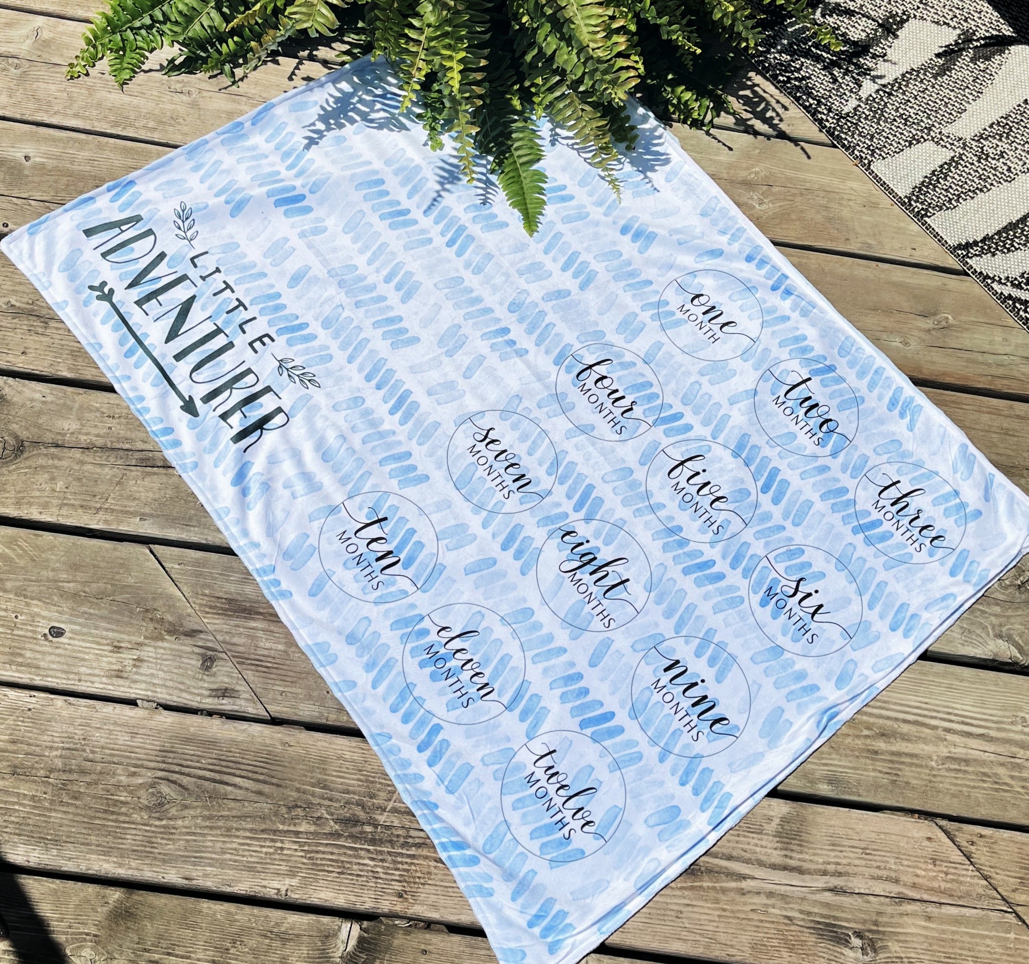 Minky Baby Blanket -  2 Colour Options Available