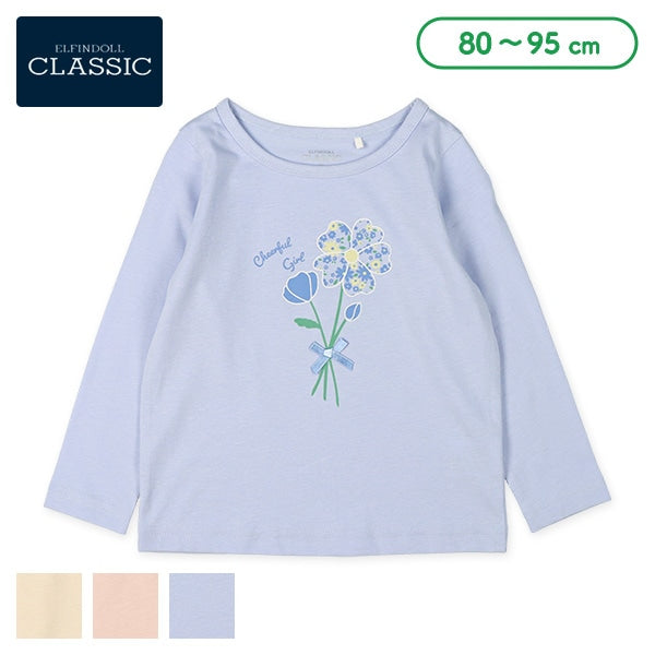 西松屋 ELFINDOLL CLASSIC 花束プリント長袖Tシャツ正規品
