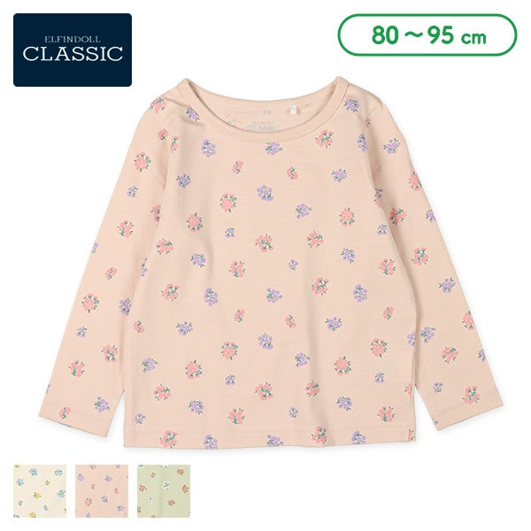 西松屋 ELFINDOLL CLASSIC 花総柄長袖Tシャツ正規品