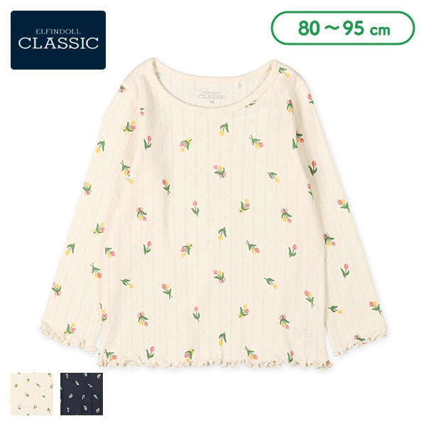 西松屋 ELFINDOLL CLASSIC 針抜きチューリップ長袖Tシャツ正規品