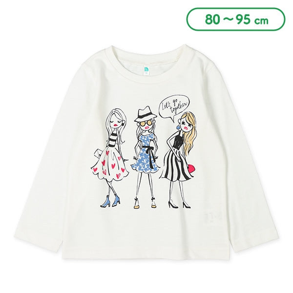 西松屋 ELFINDOLL おしゃれガールズ長袖Tシャツ正規品