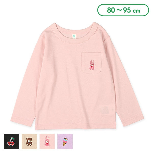 西松屋 ELFINDOLL ポケット刺繍長袖Tシャツ正規品