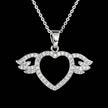 Women Fashion Angel love pendant Necklace Gold Silver