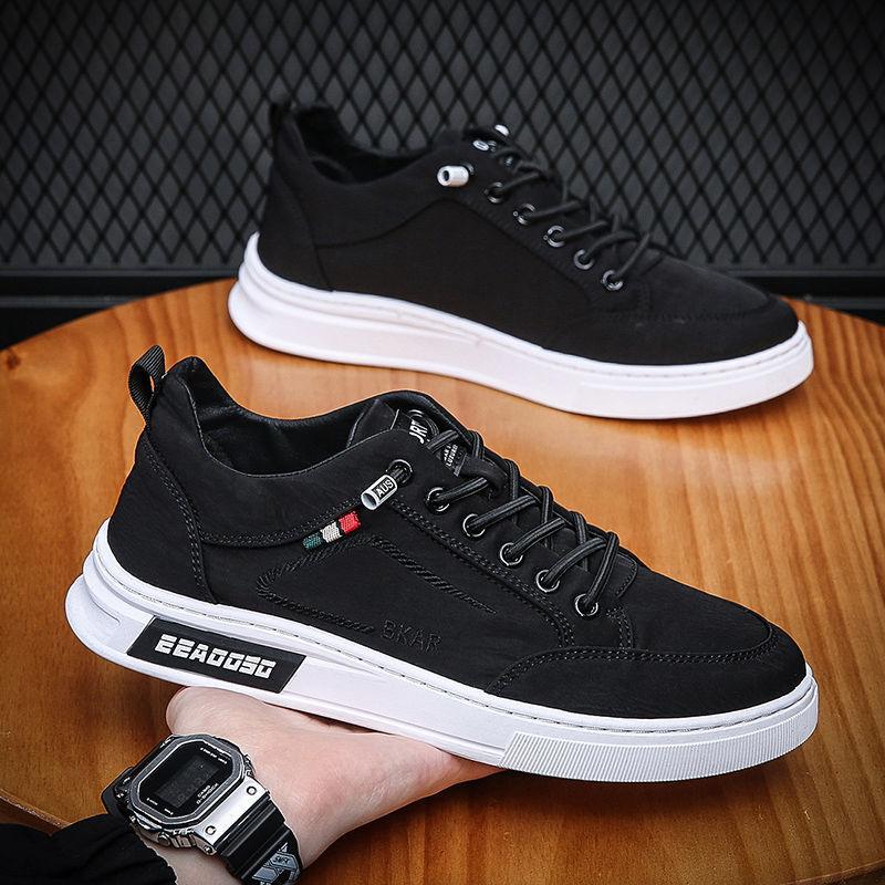 Men's Canvas Sneakers Cross-Strap Street Style Casual Shoes