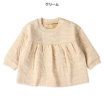 西松屋 ELFINDOLL キルトハート柄トレーナー 正規品