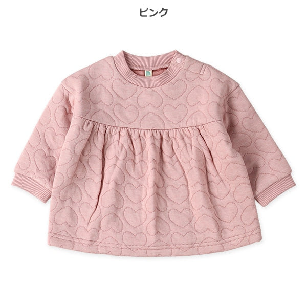 西松屋 ELFINDOLL キルトハート柄トレーナー 正規品