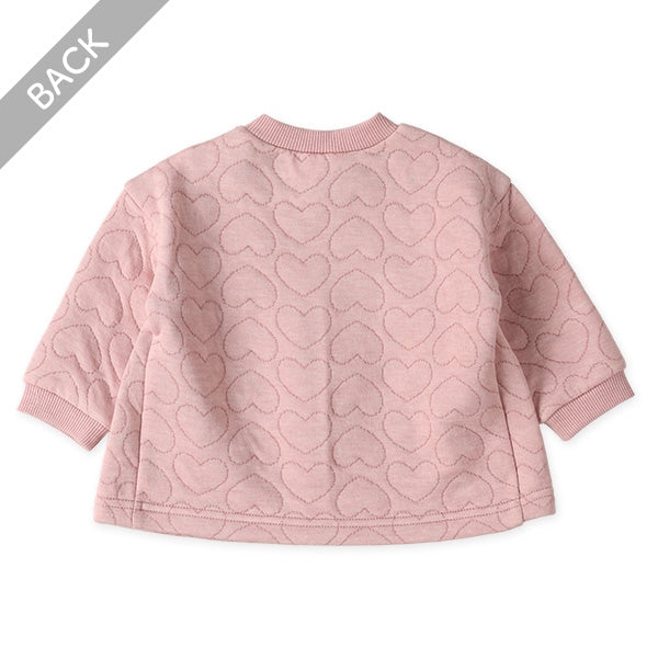 西松屋 ELFINDOLL キルトハート柄トレーナー 正規品