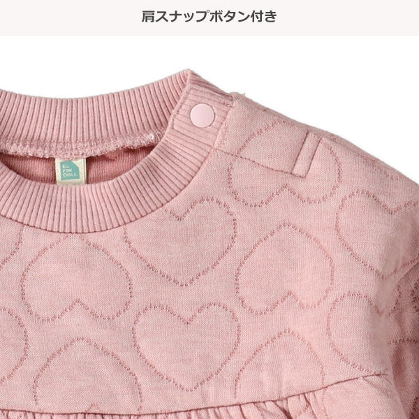 西松屋 ELFINDOLL キルトハート柄トレーナー 正規品