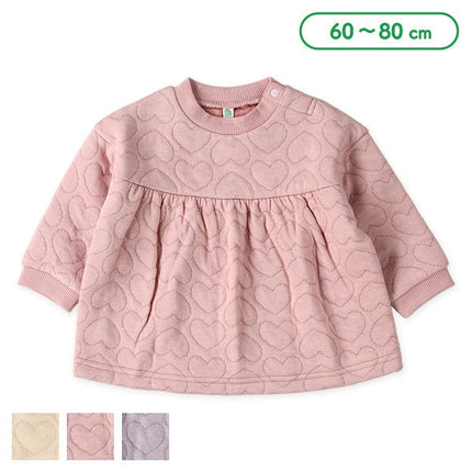 西松屋 ELFINDOLL キルトハート柄トレーナー 正規品