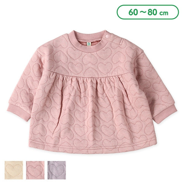 西松屋 ELFINDOLL キルトハート柄トレーナー 正規品