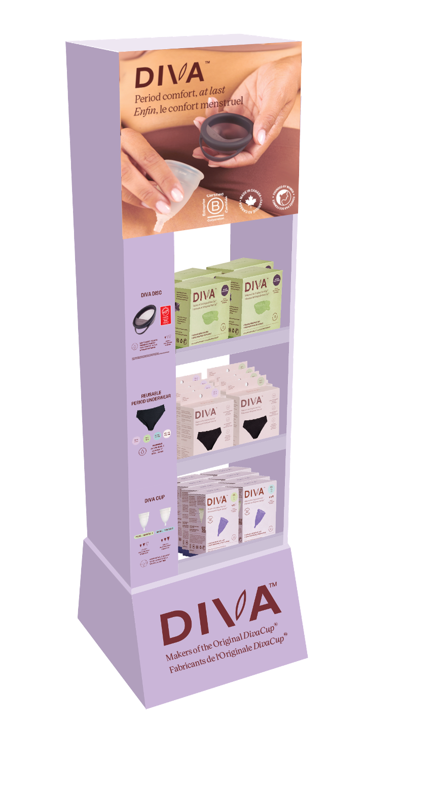 Diva International - Floorstand Display 20 units (1disp)