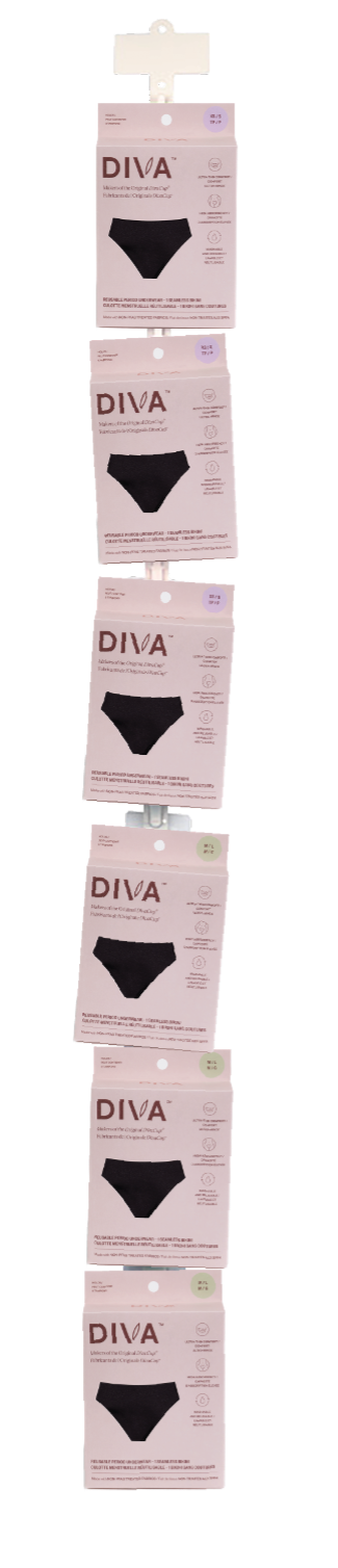 Diva International - Clip Strip Period Underwear (2) (1clstr)