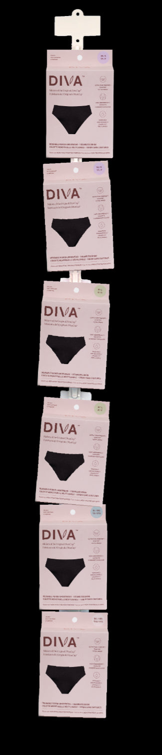 Diva International - Clip Strip Period Underwear (3) (1clstr)