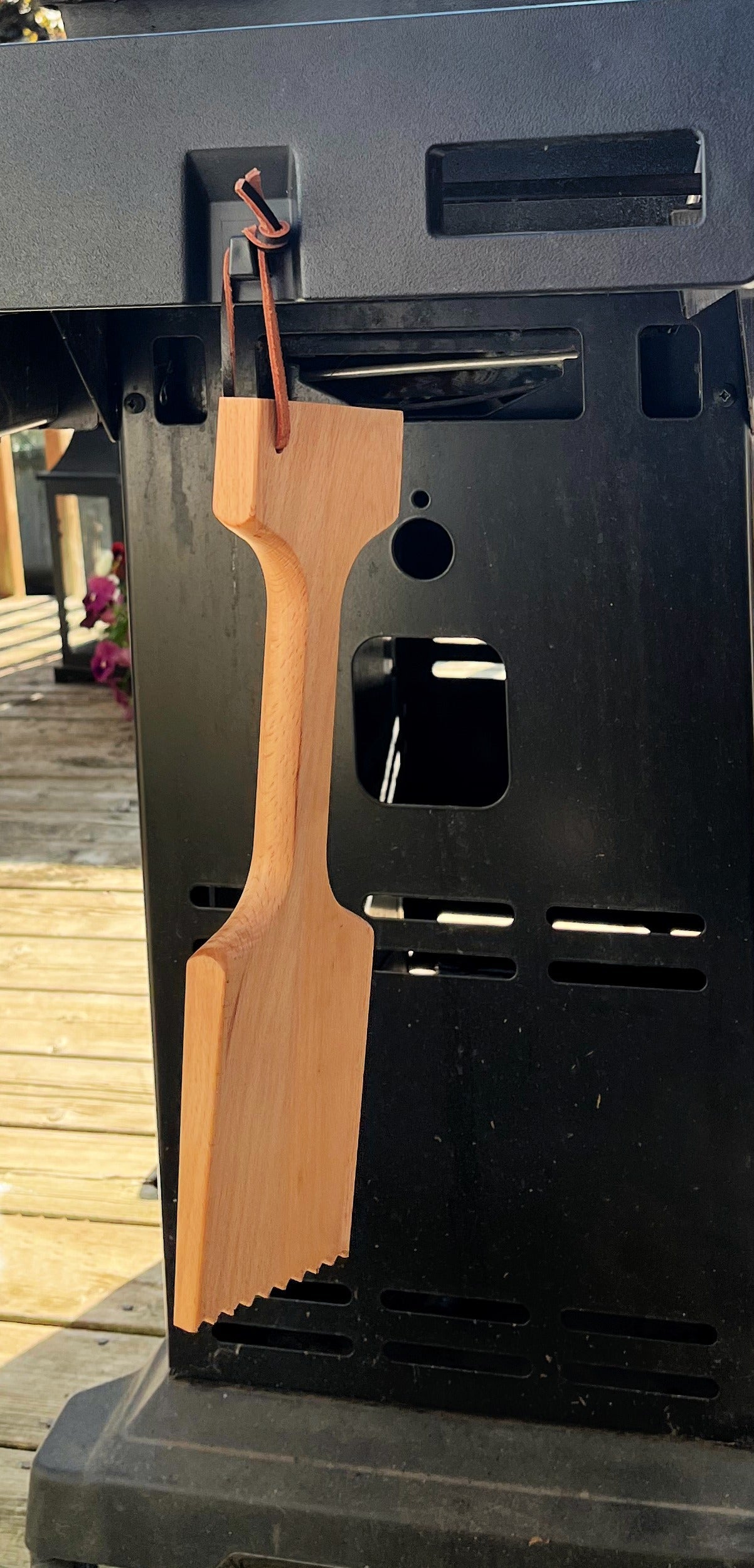 Wooden BBQ Scraper