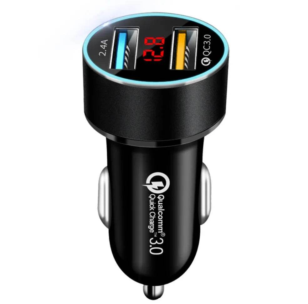 Fast Charging - Automobile Smart Digital LED display car charger